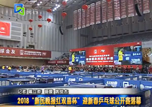 2018“新民晚报红双喜杯”迎新春乒乓球公开赛落幕